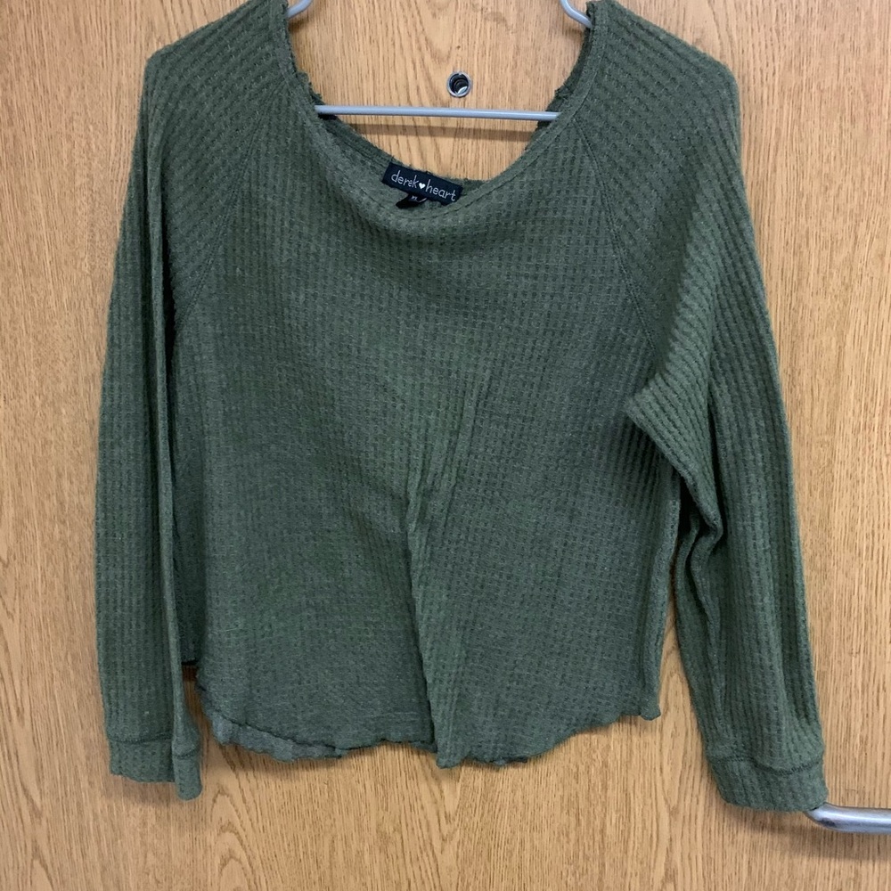 Dark green sweater